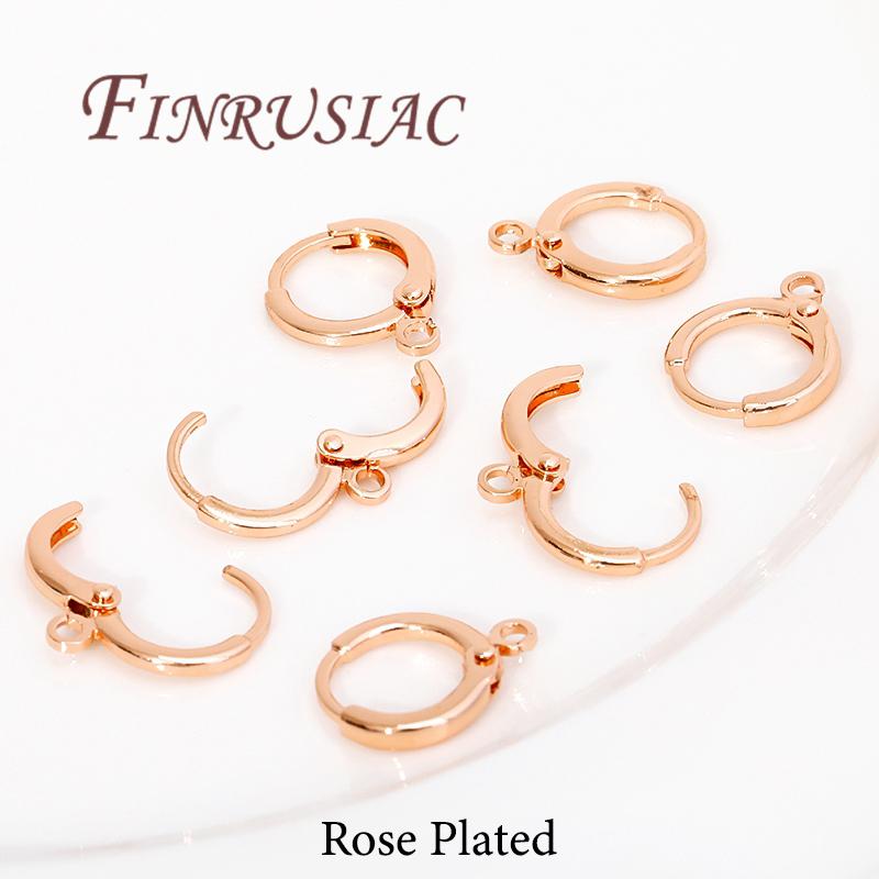 

10pcs Hypoallergenic Earring Hooks,Gold Plated Earrings,Earwires,Fasteners Earring,DIY Jewelry Making Accessories 11.5mm-10 pieces