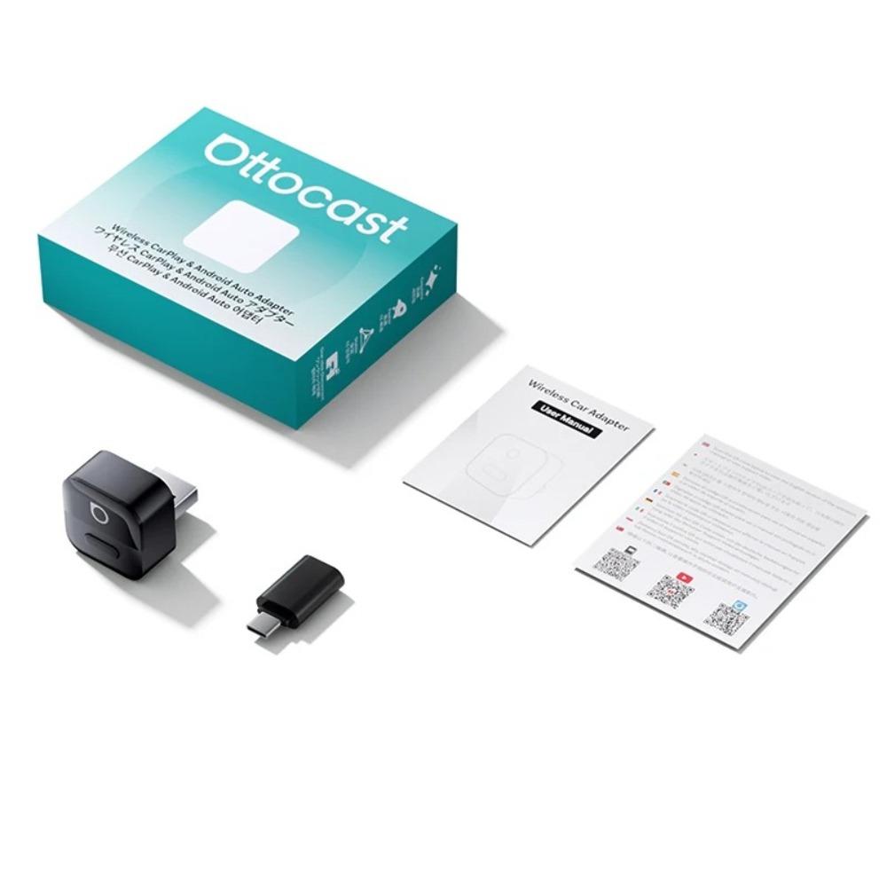 OTTOCAST Mini Pico 3.0 Cube 2 in 1 Wired To Wireless CarPlay Android Auto Adapter