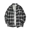 Spring Checkered Shirt Men's Long Sleeved Korean Trendy Loose Casual Teenage Couple Shirt Handsome Versatile Blouse