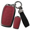 Smart Key Case Key Holder for Toyota Alloy PU Leather Key Cover for Alphard 30 40 Sienta 15 Harrier 80 Type Red + Series, Series, Vellfire, Noah,