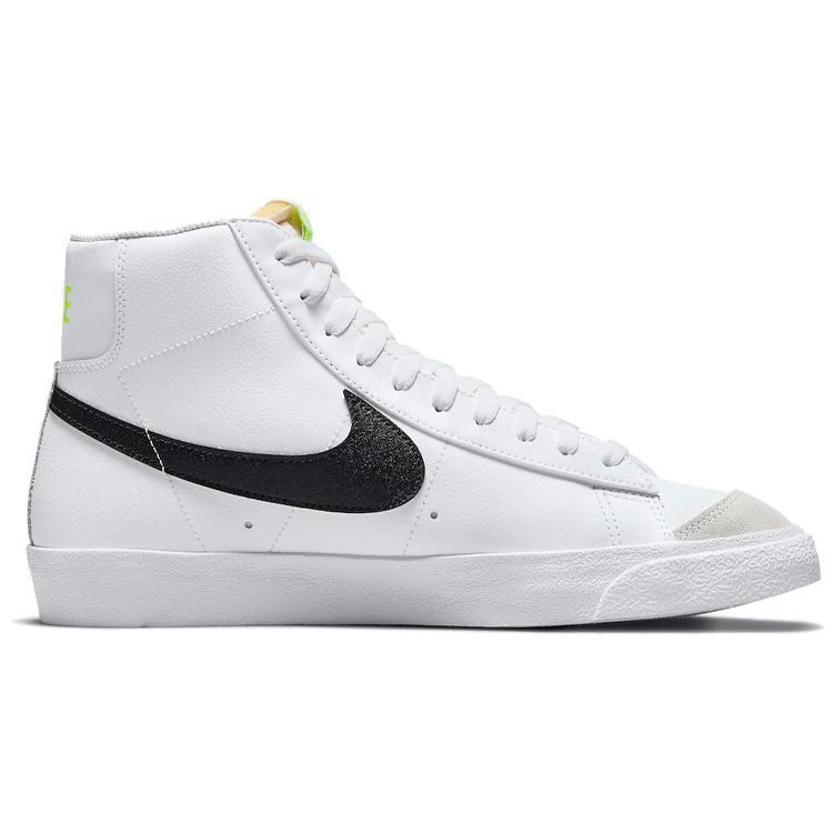 Nike Blazer Mid 77 Just Do It Men Sneakers White Black Volt DM2834-100