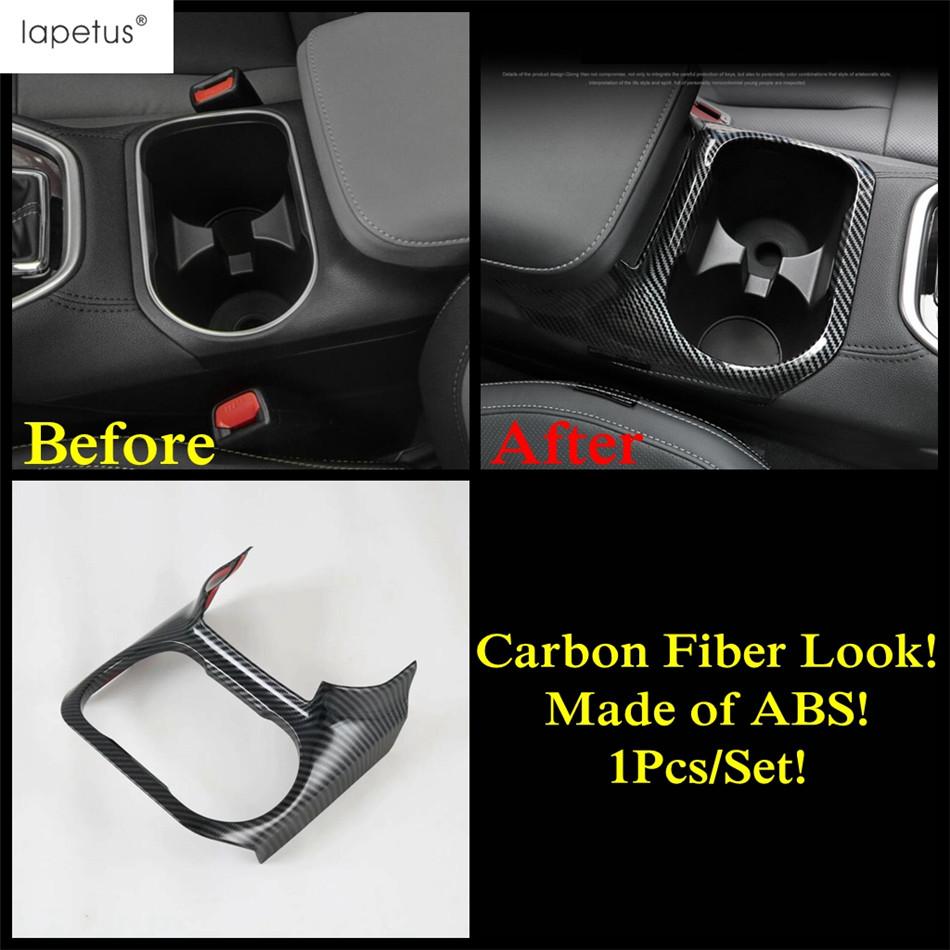 For Subaru Outback   Head Lamp Steering Wheel Gear Water Cup Holder Gear Shift Panel Cover Trim Carbon Fiber Accessories