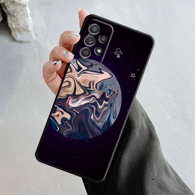 Galaxy Celestial Body Love Phone Case For Samsung Galaxy A14 A73 A53 A71 A51 A31 A33 A22 A12 A21s A13 A32 A52s A72 A52 A23 Cover