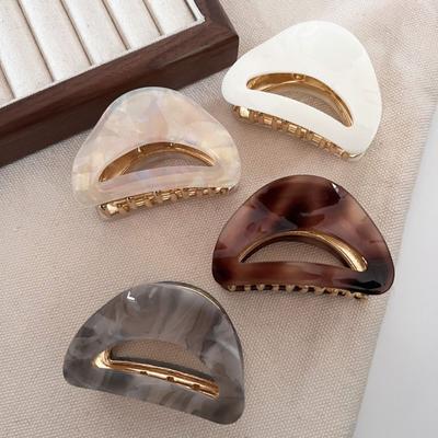 Acetate Hair Clip Simple Hairpin Fashion Headwear Gift