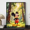 Disney Mickey Mouse Forest Sunshine Diamond Painting Art Kit Mosaic Handmade Diy Gift Home Decor