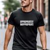Appropriately Inappropriate Funny Slogan T Shirt Casual Daily Wear Humorous Vintage Fashion Soft Homme Stretched