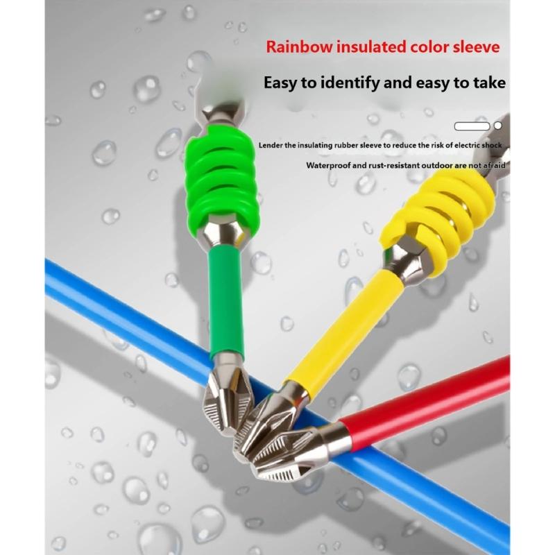 Magnetic Screwdriver Bits Crosses Head Alloy Steel Drill Bits for Various Screws in the Home and Professional Occasion