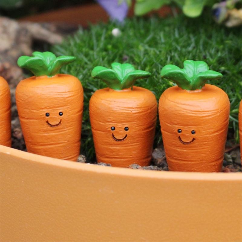 

92MF Realistic Easter Carrot Statue Figurines Stake for Spring Indoor and Outdoor Decoration Decorative Statue China Mainland