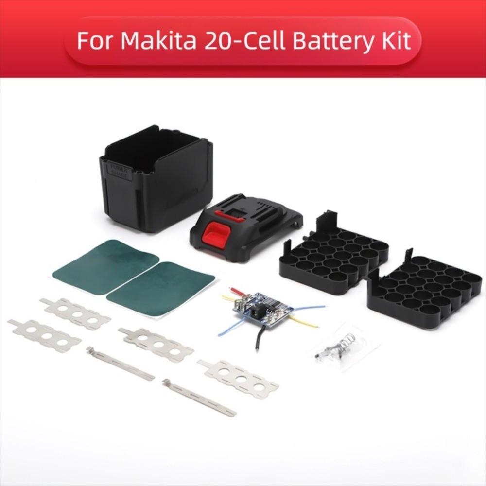 20 Cell 18650 Lithium Battery Lithium Ion 36V Battery Kit For Makita Battery Case  Power Tools