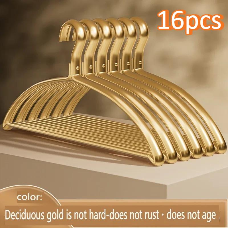 616 шт Золотые металлические вешалки Эстетичный матовый алюминий для современного дома и комнаты в общежитии 6450₽