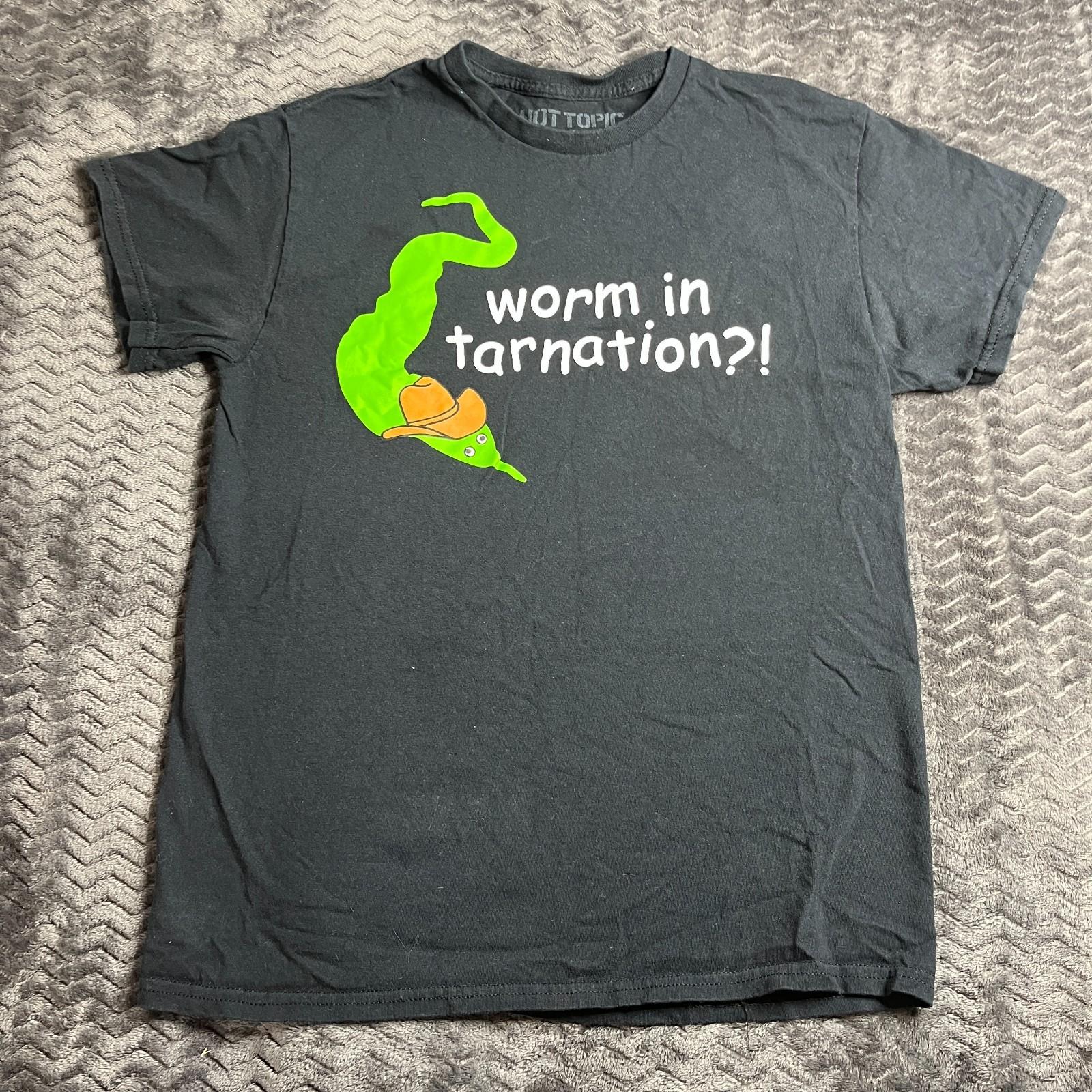 Hot Topic Squiggle Worms Tarnation T-Shirt Size M S