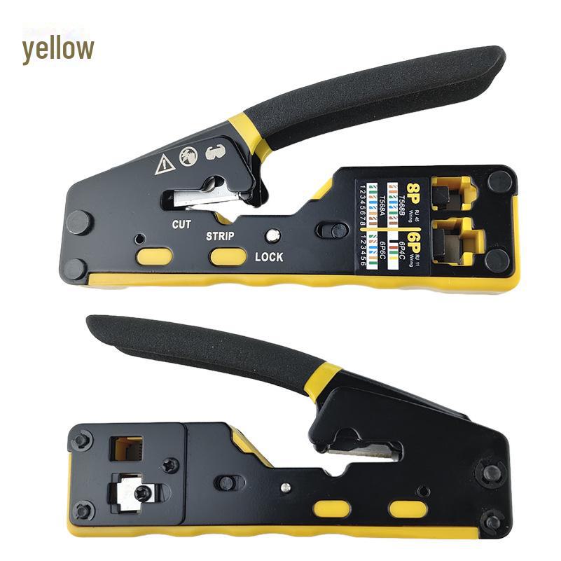 

Многофункциональный обжимной инструмент EZ для сетевых кабелей типа 5-6 EZ Clamp 6088 жёлтый