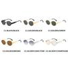 Small Metal Frame Oval Sunglasses For Women Men Fashion Luxury Shades Uv400 Eyewear Men Vintage Sun Glasses Lunette Soleil Femme
