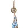 2pcs Metal Bells Door Hanging Bell Wood Beads Wind Chimes Decorative Witch Bells  Home Room Decor