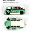 1/32 Scale Bus T1 Modified Alloy Metal Diecast Car Model VW Collection Vehicle Kids Toy Car Holiday Gifts Box Present Scale