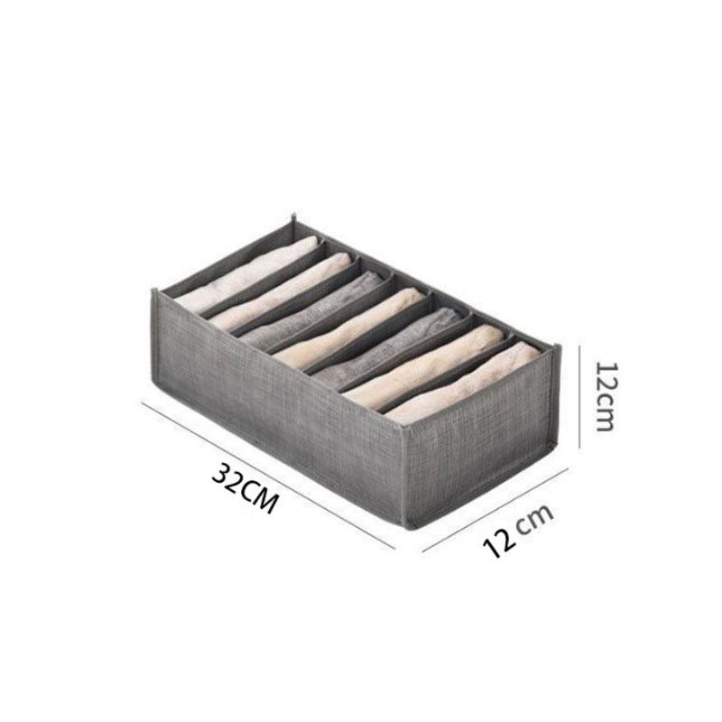 Denim Jeans and Sweater Storage Box with Dividers - Multifunctional Clothes Organizer