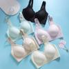 Thin Breathable Bra Women's Comfortable Plus-size Underwear Women's Non-coil Gathering Bra Breathable Non-coil Bra Push Up Bra
