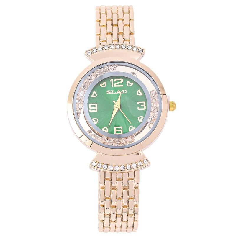 Fashion Diamond-Encrusted Women'S Watch Creative Versatile Quartz Watch Women'S Light Luxury High-End Women'S Bracelet Watch
