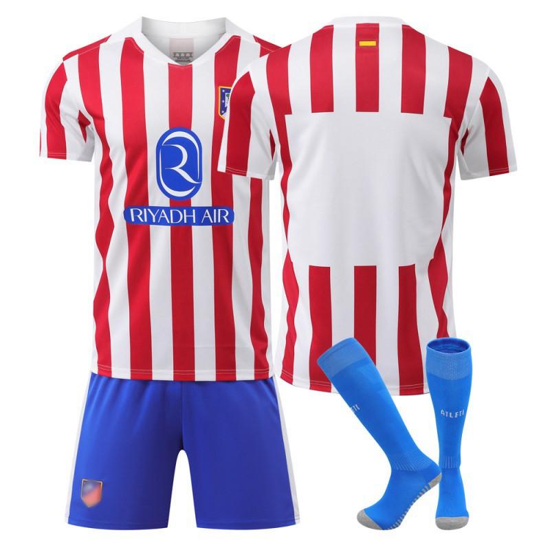 2526 Club Football Clothing Set No. 7 Gletzman 19 Alvarez Atletico Madrid Home Away