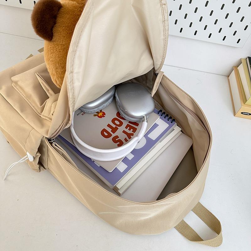 New High-value, Fresh and Cute Cartoon Bear Backpack, Casual and Lightweight Large-capacity Backpack for Primary and Secondary School Students