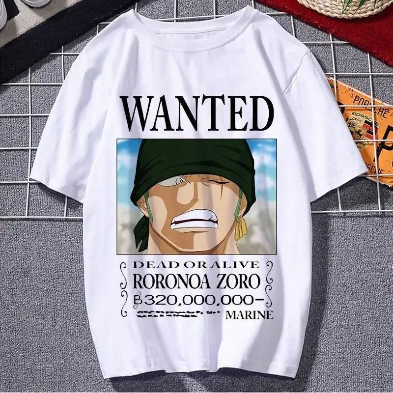 2026 One Piece Luffy Printed Tshirt Clothes Unisexs and Womens Summer Y2k Cotton Loose Shortsleeved Sports and Leisure Top Tee