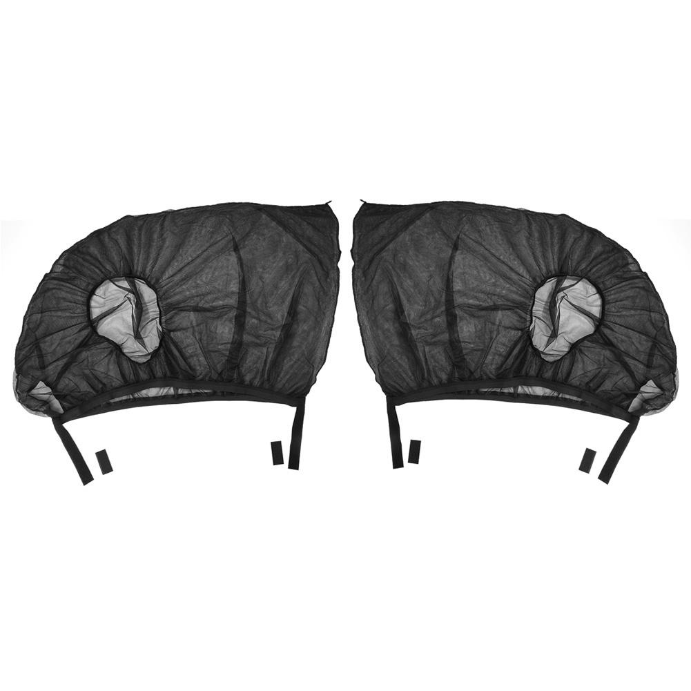 

Универсальный солнцезащитный козырек для бокового окна автомобиля, передняя + задняя сетка, противомоскитный солнцезащитный козырек, двойной анти-УФ-автомобиль 2xFront