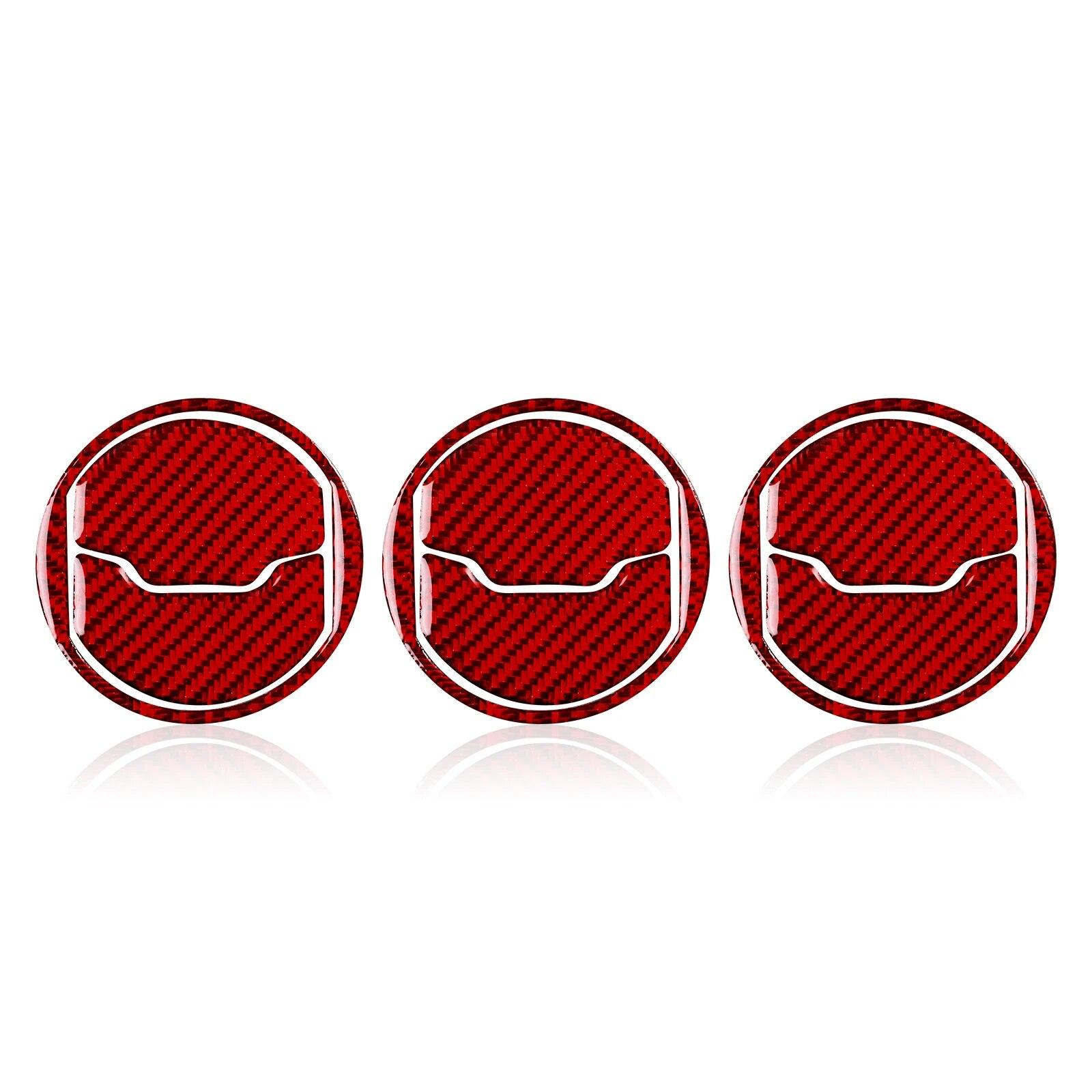 

Для Ford Mustang GT 2015 2016 2017 2018 аксессуары из углеродного волокна салон автомобиля кондиционер вентиляционное отверстие наклейка наклейка