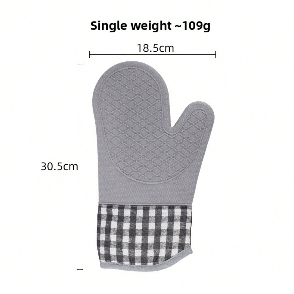 Kitchen Microwave Oven Gloves Heat Insulation Gloves Kitchen Household Baking Gloves