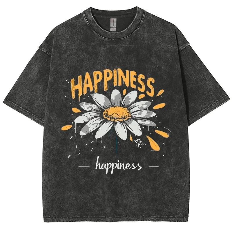 Malibu Beach Washed T-Shirt Women Letter Printing Cotton T Shirt Comfortable Crewneck Tops Casual Oversized Tees Female Clothes