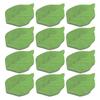 50 Sheets Per Book Green Leaf Stickers Notebooks with Realistic Leaf Shapes Cute Office and Home Decor Paper Reusable Leaves