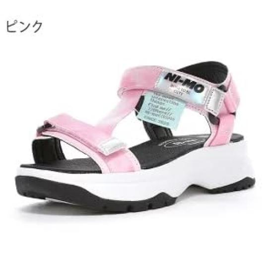 Sandals NM J129 Girls Pink Cm 2E [Moonstar] 24.0
