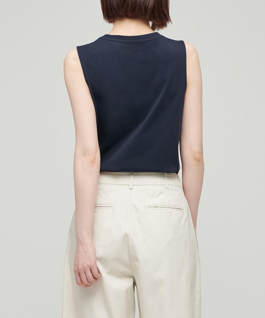 MUSINSA STANDARD WOMAN Women'S Basic Sleeveless Top [Dark Navy]