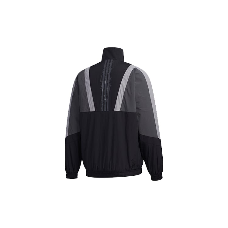 adidas Jackets Men's Black Stand Collar Moderate Other GM4401