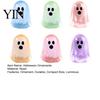 Decorazioni Mini Festa di Halloween 6 Pezzi Figure Mini Fantasma Luminose, Figure Luminose al Buio Ornamenti, Collezioni in Resina Tematiche per