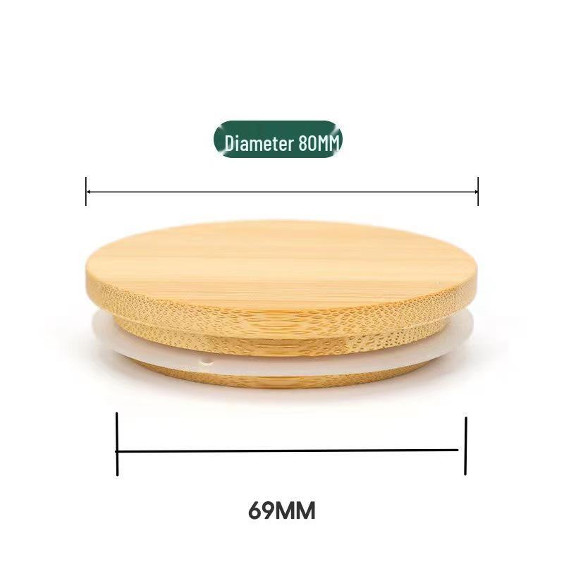 Bamboo Wood Lid for Glass Bottles and Jars