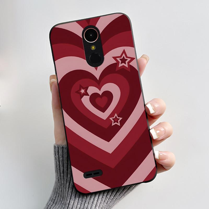 Case For LG K10 2017 M250N X400 Cute Love Rabbit Cartoon Soft TPU Silicone Ultra Thin Slim Back Cover For LG K10 2018 Phone Case