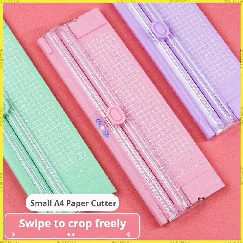 Mini Portable Plastic Paper Trimmer A4 Cutting Machine Handmade Diy Photo Office Electronic Administrative Financial Equipment