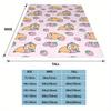 1pc Cute Strawberry Guinea Pig Printed Blanket Is Stylish, Soft and Warm - Perfect for Couches, Couches, Offices, Beds, Camping