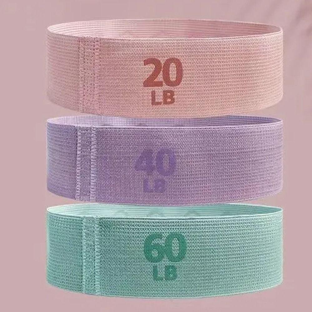 Elastic Yoga Fabric Elastic Bands 20LB 40LB 60LB 90LB Fitness Bands  Buttocks Expansion