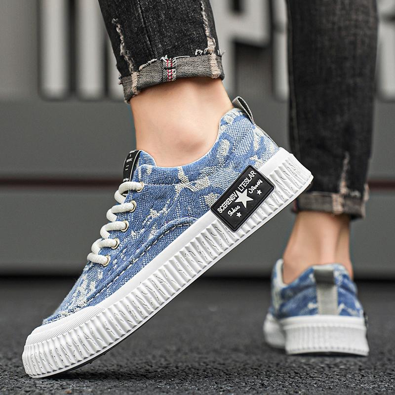 Модная дышащая повседневная парусиновая обувь для подростков — фото 9