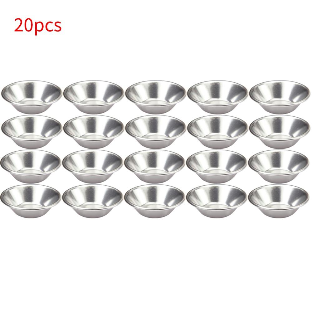 Reusable Aluminum Alloy Egg Tart Mold Baking Accessories Cookie Pudding Mould Mooncake Mini Pie Muffin Cake Cookie Cups Mold