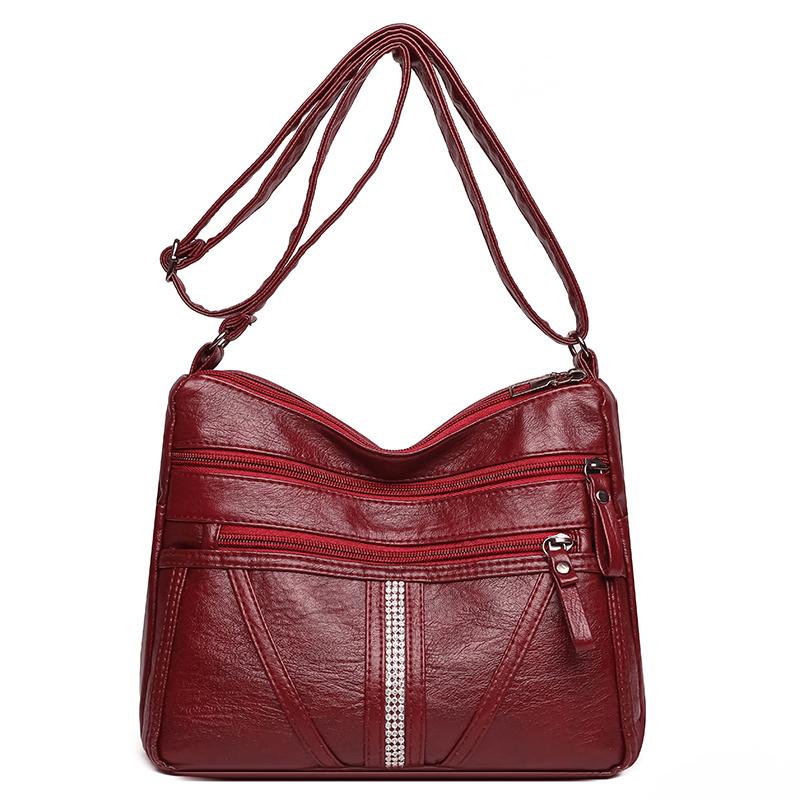 Damentasche 2026 Trend Handtaschen Damen Schultertaschen Weiches Leder Mode Vielseitige Umhängetasche