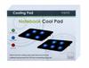 Laptop hűtőpad csendes 3 működési mód 2xUSB 12-17"