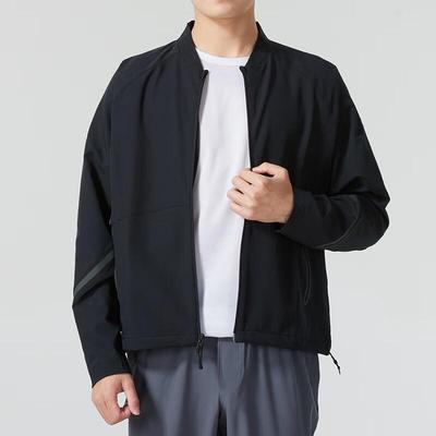 Men's Woven Baseball Collar Jacket 1377170