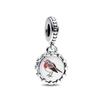 New 925 Silver Heart Bow Dog Palm Turtle Elephant Bead Pendant Charm for DIY Bracelet Jewelry