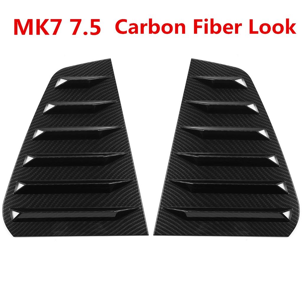 2PCS Car Rear Window Shutter Cover Trim for VW GOLF MK 6 MK 7 GOLF 7.5 GOLF MK7/7.5 GTI GTD R Window Louver Side Vent Trim