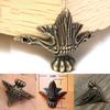 4Pcs Jewelry Chest Gift Box Wood Case Decorative Feet Leg Corner Protector Guard