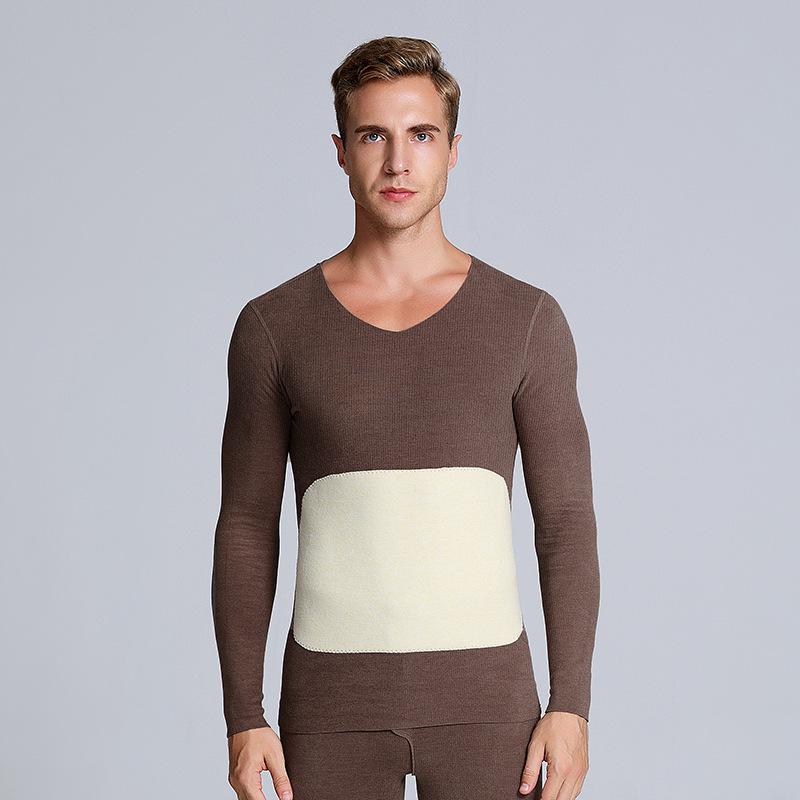 Ovieze Termisk Fleece Set: Unisex Sömlös Varm Överdel & Underdel för Vinter