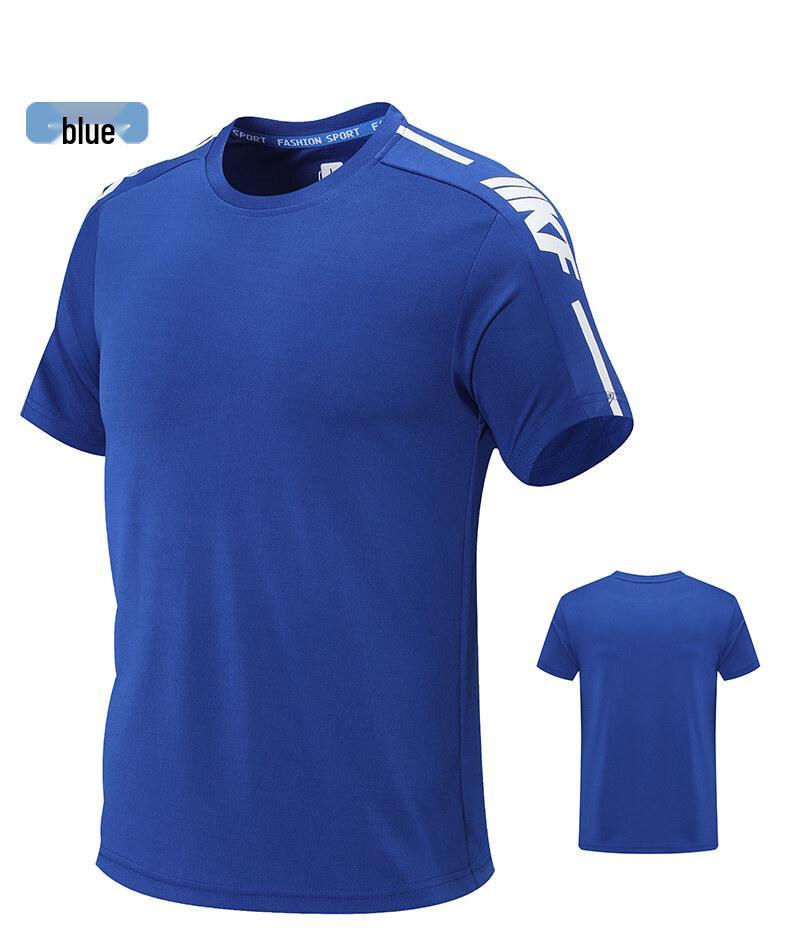 Men's Quick-Dry Loose Casual Sports Set - Summer Short Sleeve T-shirt and Shorts, Plus Size Available