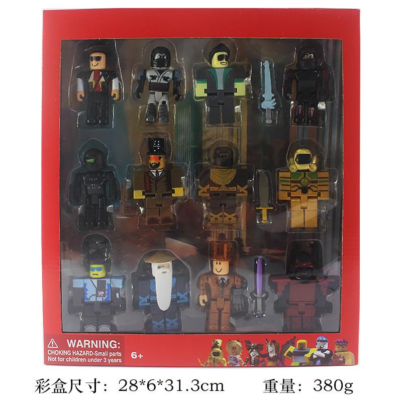Roblox Action Figures 12 Pcs 2.5 To 3 Inch Collectible Virtual Game Character Toys With Accessories Box Set For Kids Collectors